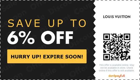 gutscheincode louis vuitton|25 Louis Vuitton Coupons, Coupon Codes .